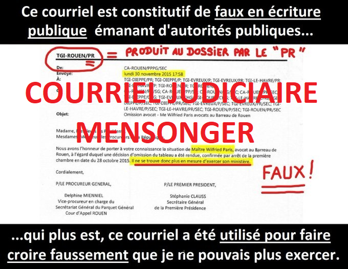 WilSedlex's tweet photo. - 🔴🔴🔴#BOHNERTGATE : QUAND UN
#MAGISTRAT USE D'UN COURRIEL JUDICIAIRE
MENSONGER POUR LANCER LA B.R.I CONTRE
UN AVOCAT PLAIDANT CONTRE MANUEL VALLS
DEVANT LE CONSEIL CONSTITUTIONNEL, ÇA PUE ! -
Enfin disons que cela ne sent pas bon...
...et la suite sent carrément mauvais, aïe ! https://t.co/1XCVu1oLqC