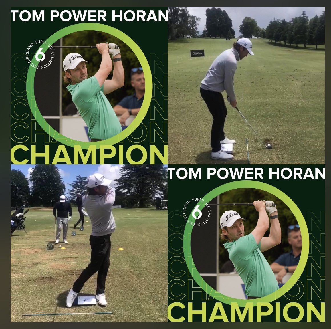 Congrats to <a href="/tomph93/">Thomas Power Horan</a> for winning the <a href="/PGATourAus/">PGA Tour Australasia</a> Gippsland Super 6 Championship overnight. We see the #downunderboard on the range with you- Congrats!!!!