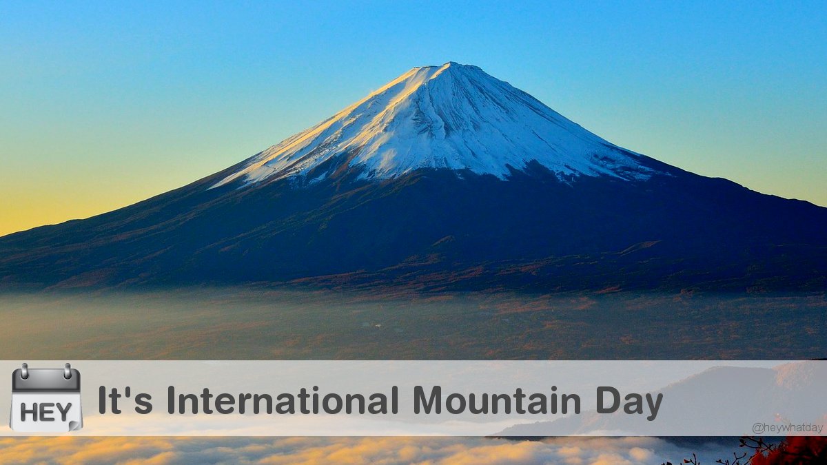 It's International Mountain Day! 
#InternationalMountainDay #MountainDay #IMD2022