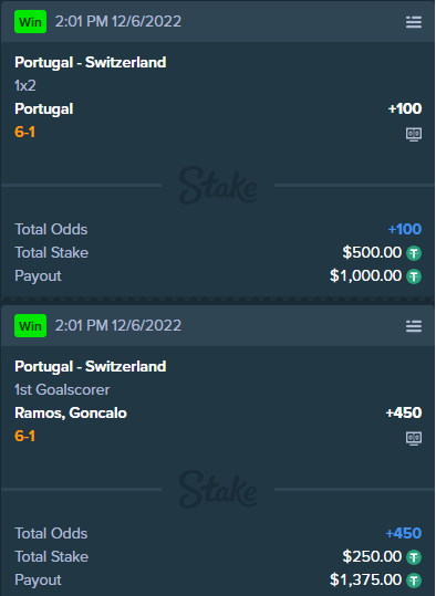 ParlaysAreLife's tweet photo. World Cup has been good to me! 1/2 https://t.co/RAOSc8Yc6f