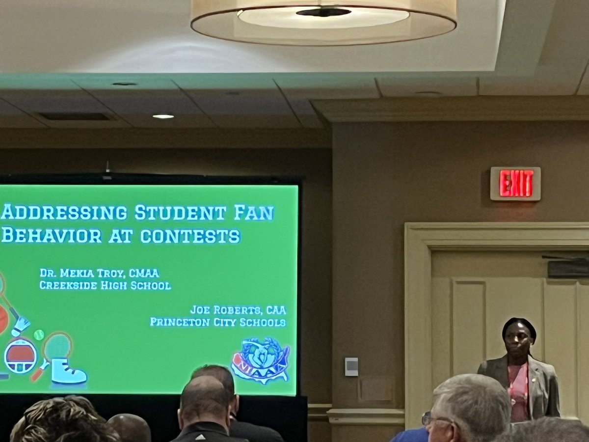 Very proud of @DrTroyMe for speaking this morning! Discussing student behavior during contests. Representing @FultonCoSchools @Creekside_Tribe @DrTAGAwak @CJ_FCS_CAO