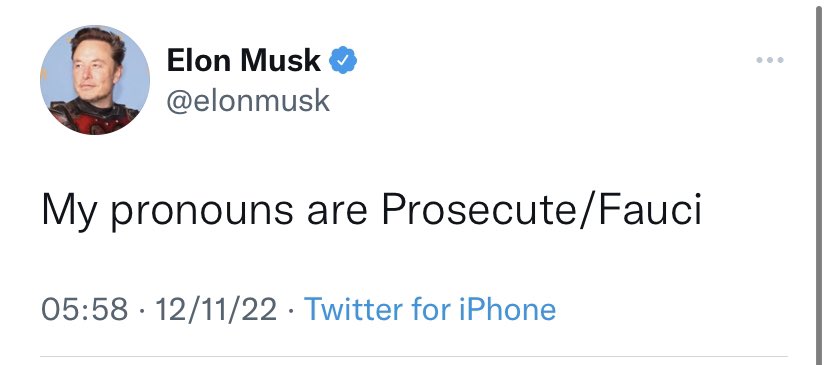 Elton John: I’m leaving Twitter because of recent changes in policy regarding misinformation.

Elon Musk: Is there any misinformation in particular that you're concerned about?

Two days later 👇🤦‍♂️