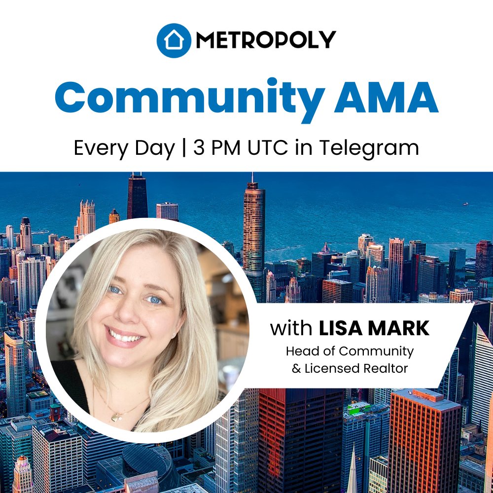 metropoly_io's tweet photo. Don’t miss the AMA starting at 3 pm UTC! Join here - https://t.co/oMrjIwUfQ3
#crypto #metropoly #nftproject https://t.co/5h5SNtcck8