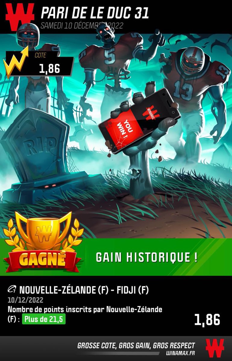 LeducPronos's tweet image. 🎉 JACKPOT !

✅ 17 Bets en live hier

🎁 Faites plaisir à vos proches grâce à vos gains ! Rejoignez nous gratuitement 
#TeamParieurs #TeamParieur