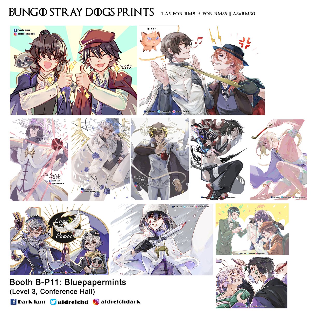 Comic Fiesta catalogue Part 6

Booth B-P11 Bluepapermints (Level 3, Conference Hall)

#comicfiesta2022 #comicfiesta #cf2022 #luxiem #noctyx #bungoustraydogs #bungostraydogs #bungoustraydogsbeast 