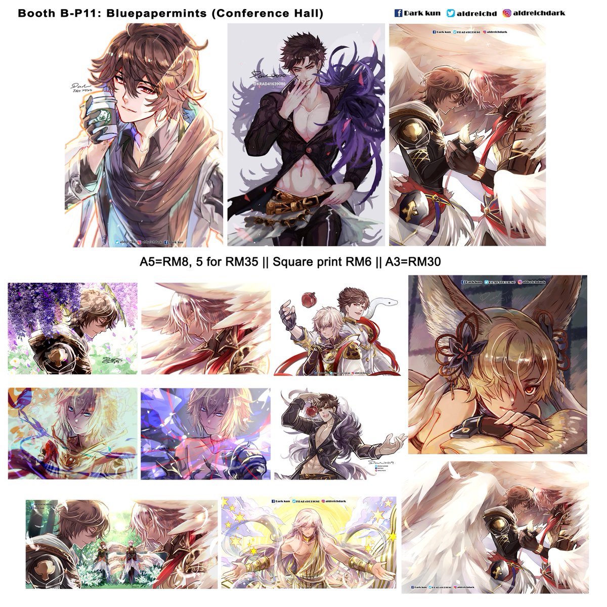 Comic Fiesta catalogue Part 7
Booth B-P11 Bluepapermints (Level 3, Conference Hall)
#comicfiesta2022 #comicfiesta #cf2022 #arknights #dgrayman #DGM #granbluefantasy #lucisan #belifaa