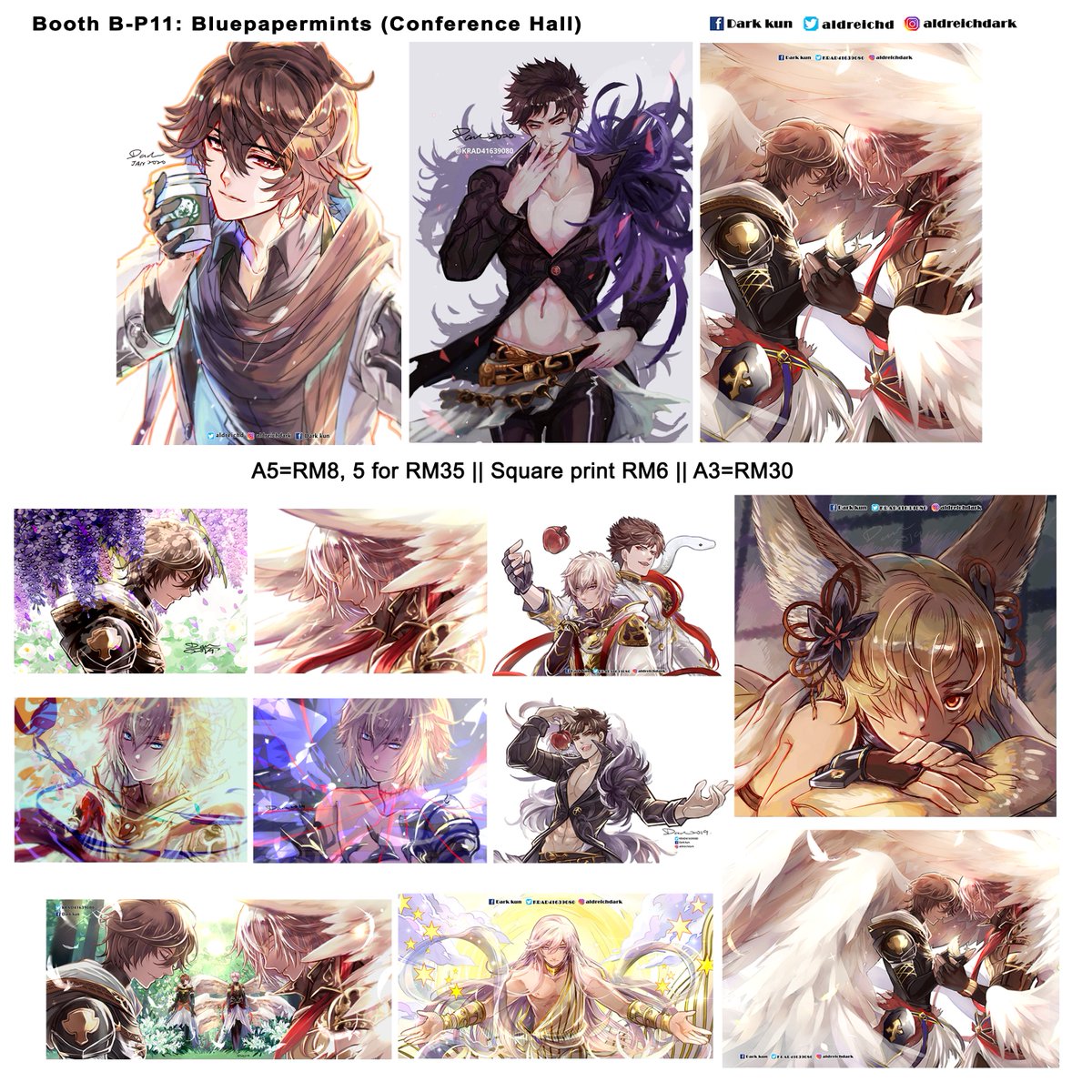 Comic Fiesta catalogue Part 7

Booth B-P11 Bluepapermints (Level 3, Conference Hall)

#comicfiesta2022 #comicfiesta #cf2022 #arknights #dgrayman #DGM #granbluefantasy #lucisan #belifaa 