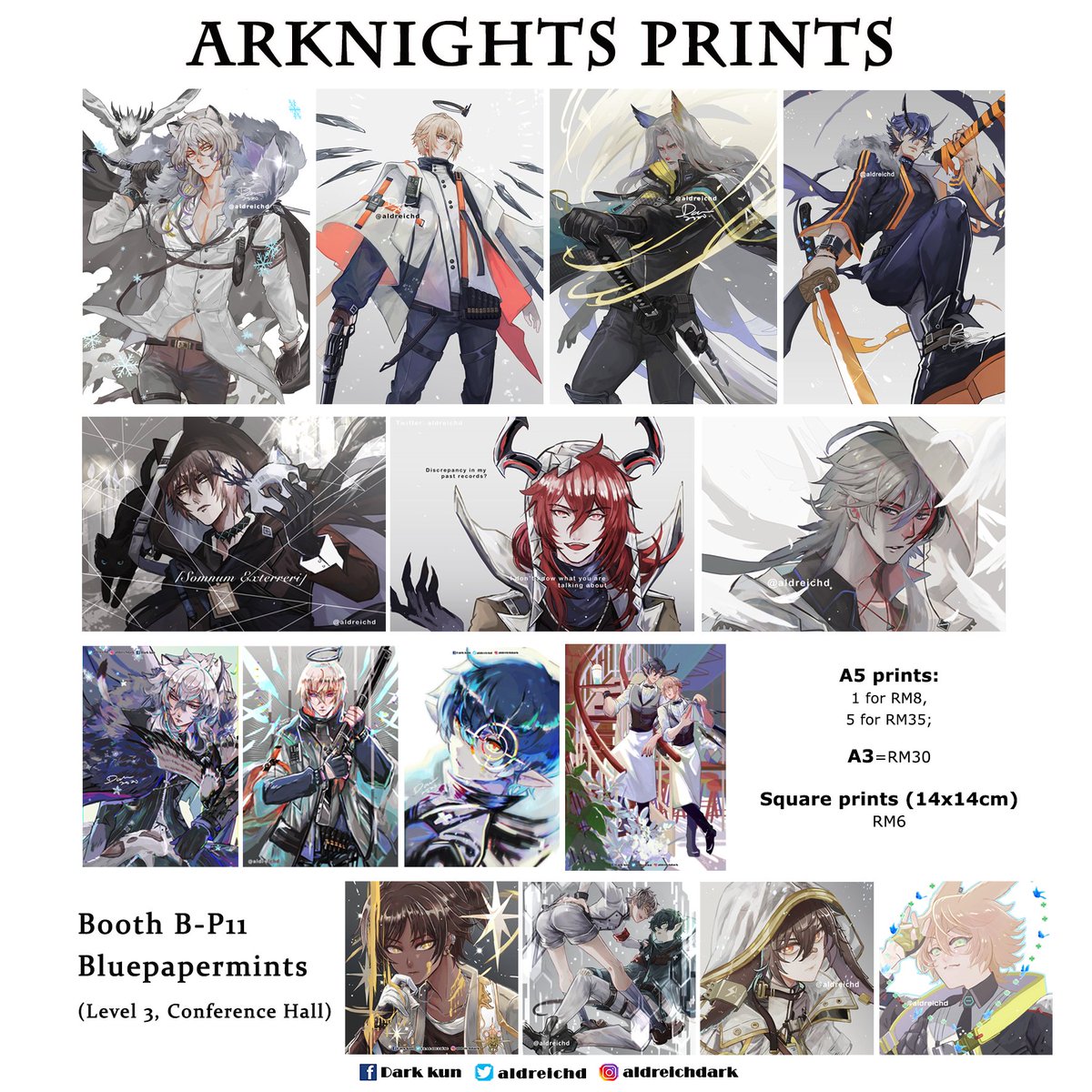 Comic Fiesta catalogue Part 7

Booth B-P11 Bluepapermints (Level 3, Conference Hall)

#comicfiesta2022 #comicfiesta #cf2022 #arknights #dgrayman #DGM #granbluefantasy #lucisan #belifaa 