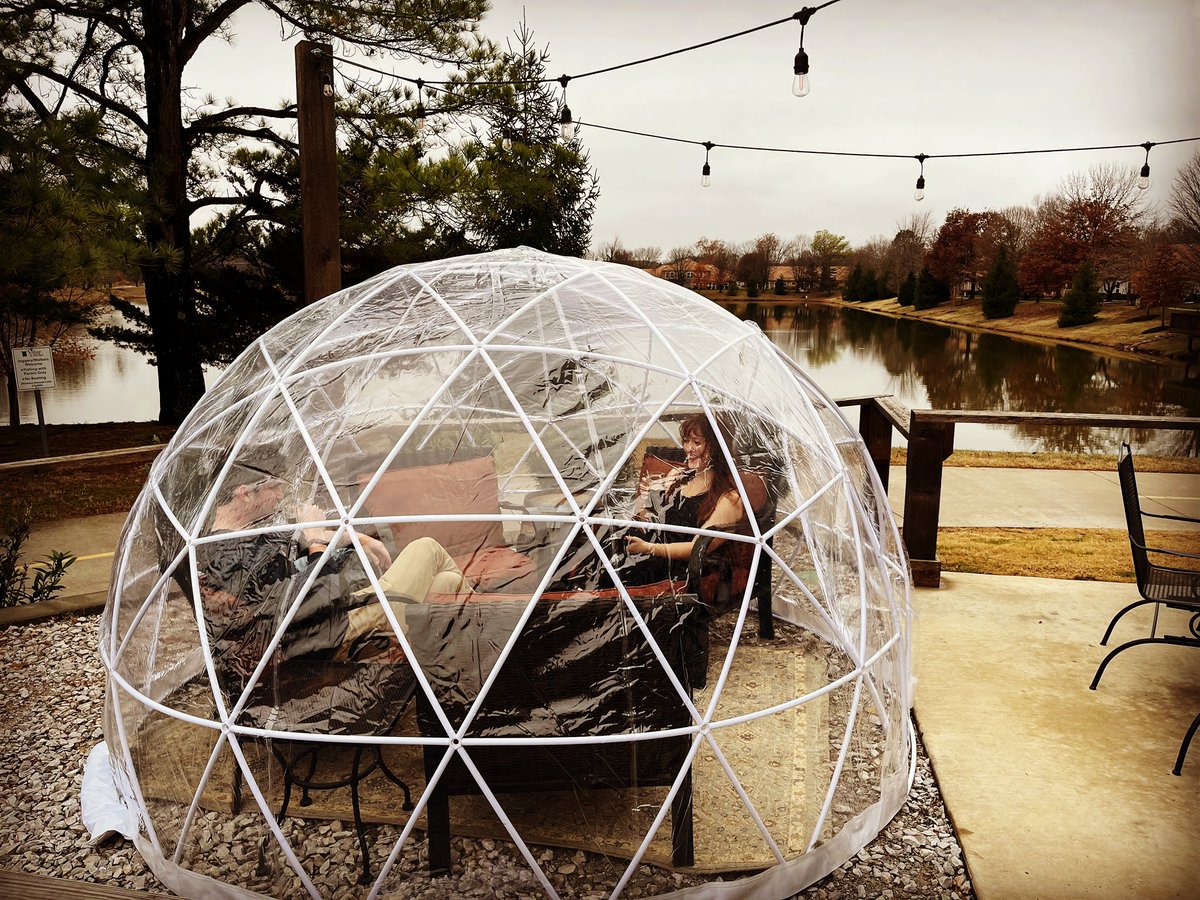 NaturalSt8Beer's tweet photo. Beer Domes in the Biergarten @NaturalSt8Beer. A cozy way to enjoy the beauty of our outdoor space &amp; our award winning beers.  Available by reservation only, 2 hour rental $40 w/ $20 merchandise credit. https://t.co/7gvWCxxhml for reservations. https://t.co/XiEFXlw4HI