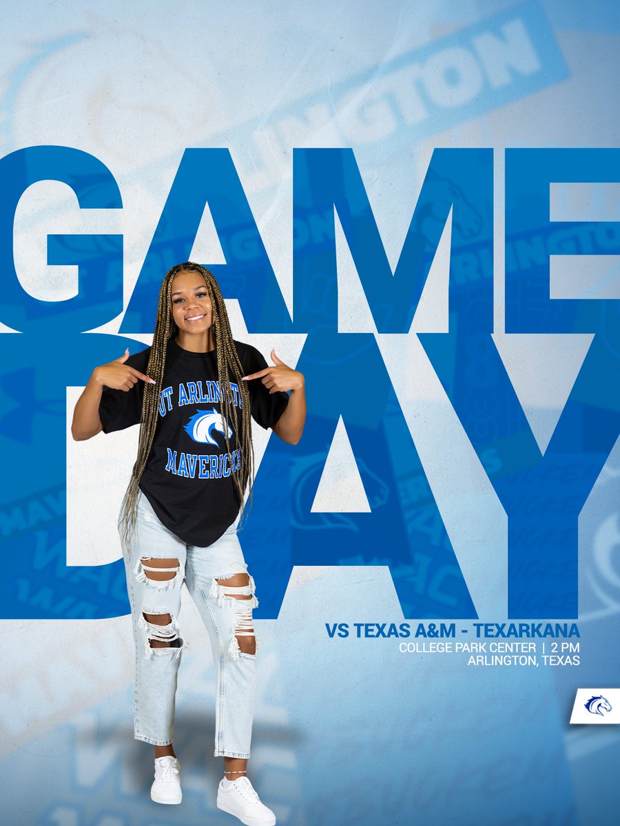 It's time to ball. #GameDay

Game 1️⃣1️⃣
🆚 Texas A&amp;M - Texarkana
⏰ 2 p.m.
🌎 Arlington, Texas
🏟 College Park Center
📊 utamavs.us/3FJWG7s
📺 utamavs.us/3FFwI4K

#BuckEm🐎 | #TwoFeetIn | <a href="/AlexsyahGoudeau/">Smalls</a>