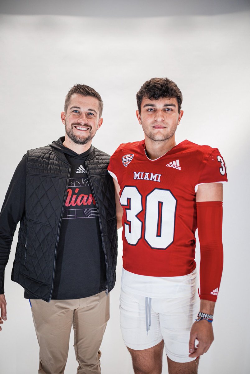 Amazing weekend down in Oxford with <a href="/MiamiOHFootball/">Miami Football</a> ‼️❕ Thank you to everyone who made it possible‼️<a href="/Martin_Miami_HC/">Chuck Martin</a> <a href="/coachjbronowski/">Jacob Bronowski</a>