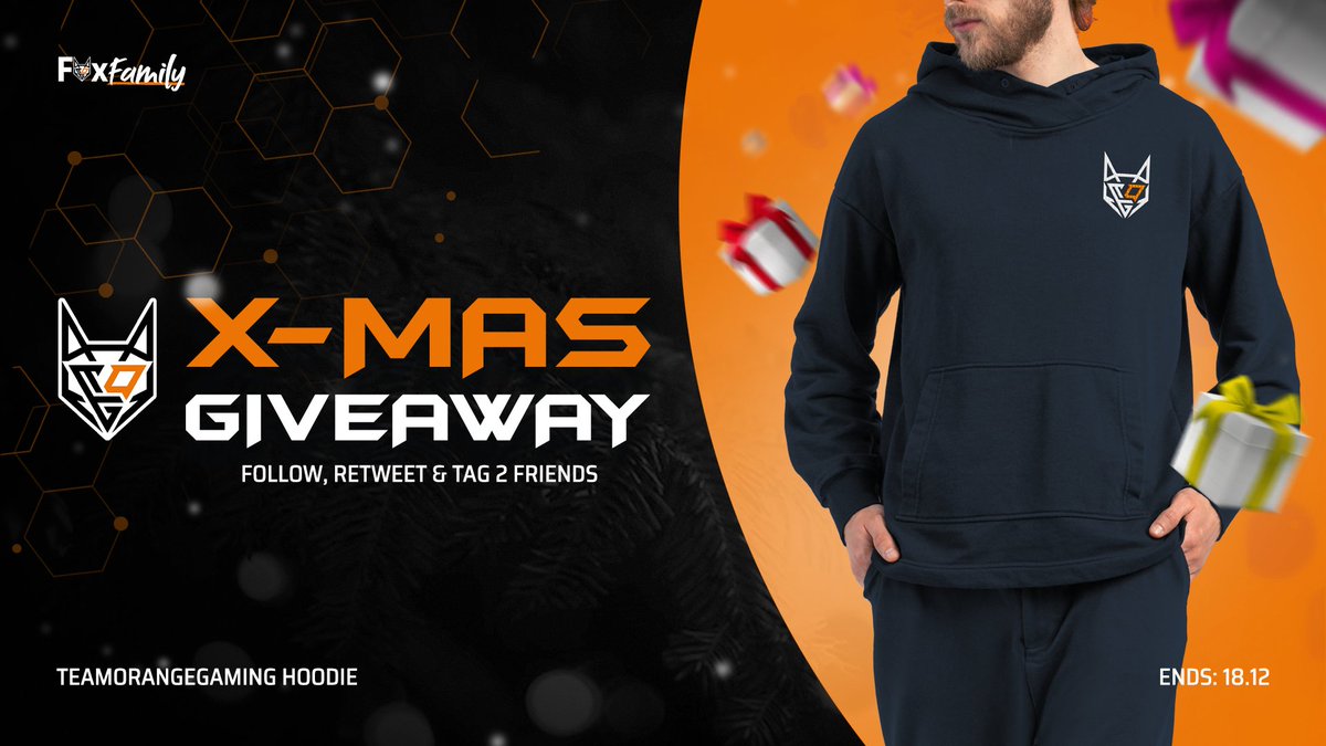 On the third Sunday of Advent, TOG sent to me:
A TOG Hoodie Giveaway. 🔥

 To enter, you must:
🧡 Follow
🔁 Retweet
🦊 Tag 2 friends who would look beautiful in our merch

Giveaway ends in one week. Good luck everyone! 🍀

#foxfamily🦊