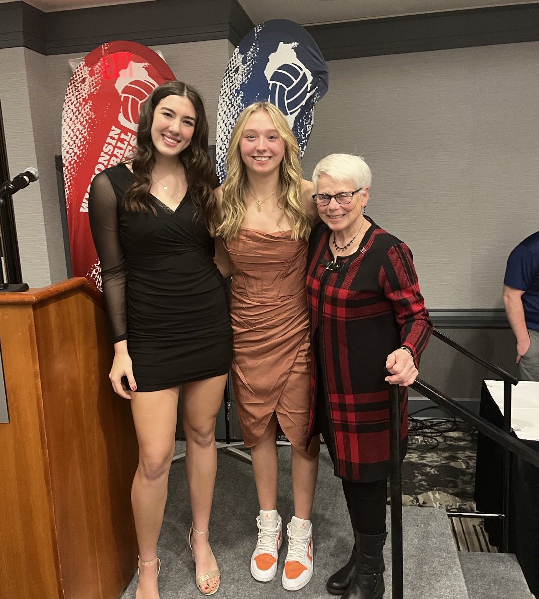 Oconomowoc Volleyball (@oconomowoc_vb) on Twitter photo <a href="/Anna_Bjork_/">Anna Bjork</a> and <a href="/lillywagner26/">Lilly Wagner</a> had the honor of meeting Matty Mathison at the <a href="/WisVCA/">WVCA</a> All State Banquet! Coach Mathison went from being told as a girl that she couldn’t participate in sports to being a trailblazer in the wake of Title IX. Thank you, Coach Mathison! <a href="/Anna_Bjork_/">Anna Bjork</a> and <a href="/lillywagner26/">Lilly Wagner</a> had the honor of meeting Matty Mathison at the <a href="/WisVCA/">WVCA</a> All State Banquet! Coach Mathison went from being told as a girl that she couldn’t participate in sports to being a trailblazer in the wake of Title IX. Thank you, Coach Mathison!