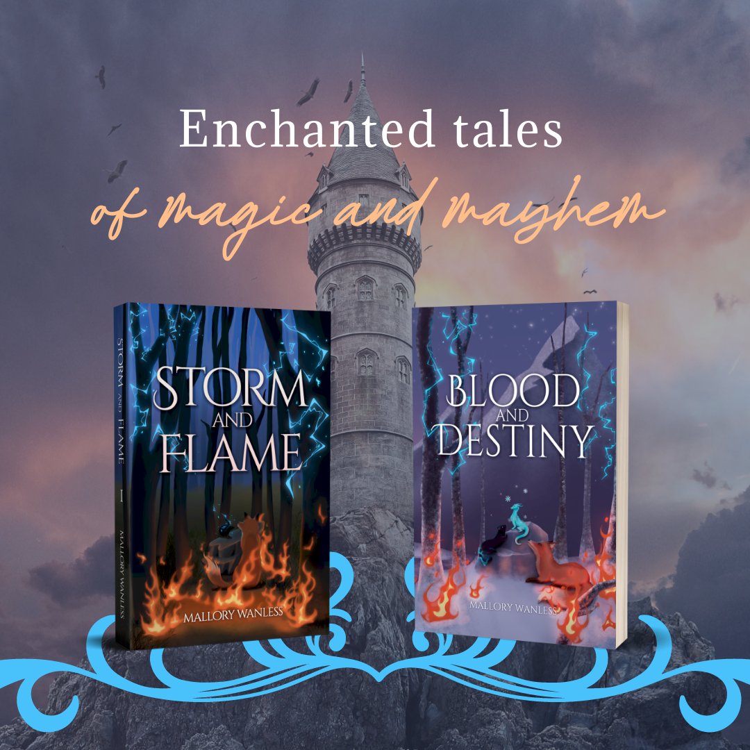 Storm and Flame is out now, available wherever books are sold. Blood and Destiny will be released on 12.21.22!
Preorder now, submit your receipt &amp; make sure you get all the fun preorder goodies!
books2read.com/BloodAndDestiny
Submit receipt
forms.gle/drZ9fPESaeh3AF…
#yafantasy #yareaders