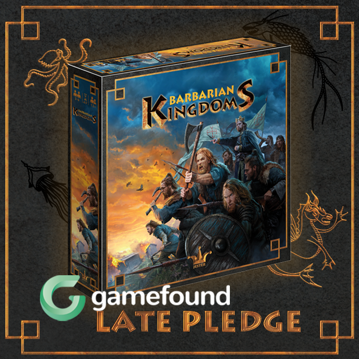 JesterGamesFR's tweet photo. Vous avez raté la campagne? ou vous souhaitez rajouter des addons à votre commande... pas de panique, le late pledge est ouvert! votre boite de jeu Barbarian Kingdoms de nouveau disponible sur Gamefound:
https://t.co/8RK2Im7DAs https://t.co/wQcy59w36M