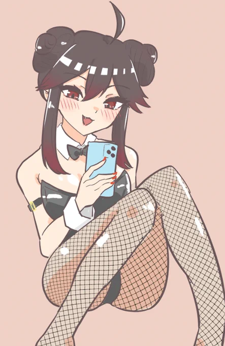 フォロワーの自撮りコスプレバニーガールです 