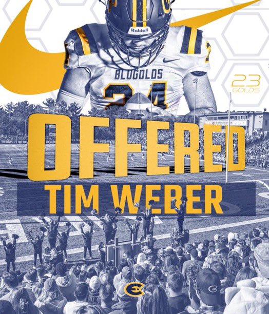timothyweber61's tweet photo. Excited to have received an offer to UW-Eau Claire!
Thank you @Coach_Trip for having me out, had a great time learning about the program! https://t.co/xckftkNPBr