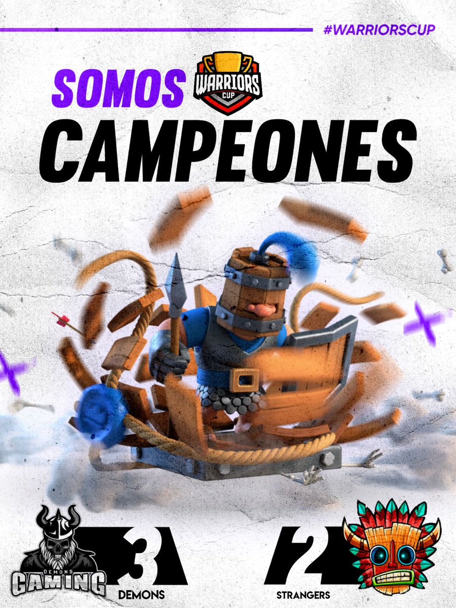 Demons Gaming (@demons_gaminggg) on Twitter photo Somos Campeones!! Ayer en la liga <a href="/WarriorsCupGG/">Warriors Cup</a> logramos vencer a un respetado y duro rival como lo es <a href="/StrangersGG/">Strangers | 🇲🇽</a> !!
Seguiremos luchando por más títulos!
#GoDemons Somos Campeones!! Ayer en la liga <a href="/WarriorsCupGG/">Warriors Cup</a> logramos vencer a un respetado y duro rival como lo es <a href="/StrangersGG/">Strangers | 🇲🇽</a> !!
Seguiremos luchando por más títulos!
#GoDemons