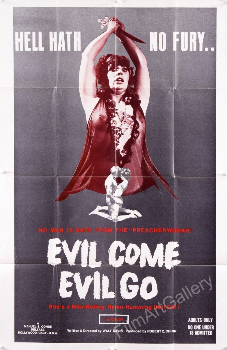 TheApolloTwin's tweet photo. Taking in a little Walt Davis/Bob Chinn production this fine Sunday morning.

Now watching - EVIL COME, EVIL GO (1972) D. Walt Davis

#evilcomeevilgo #waltdavis #bobchinn #cleoohara https://t.co/TmzoQQGWLH