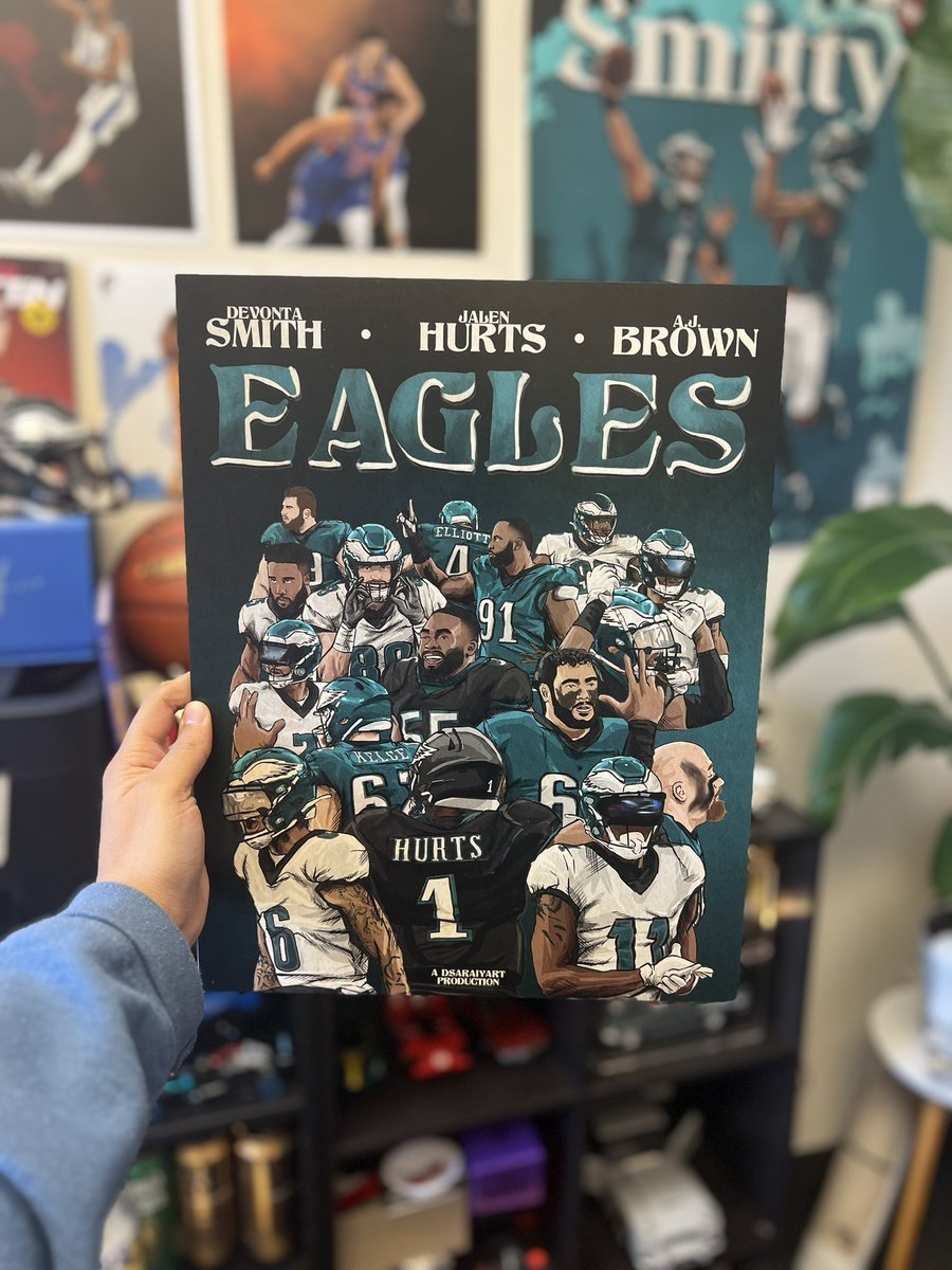 dhwanisaraiya_'s tweet photo. I’m seriously so grateful and thankful for all of you 🫶🏽

Giving away an epic Eagles bundle to spread some holiday joy w/ some prints and a signed AJ Brown mini helmet 🏈

-Like/RT
-Share with ya friends, tag them idk
- Reply with your very specific fav holiday candy 🎄 https://t.co/hVYHJcqk9h