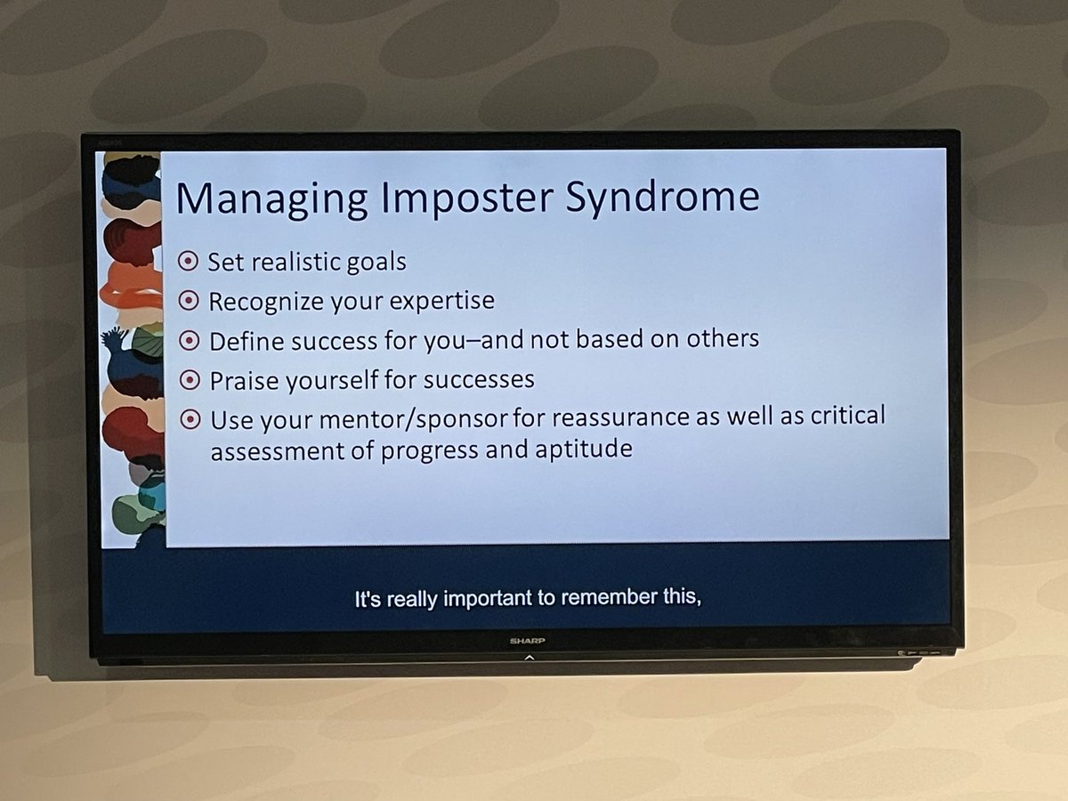 Another great #ASH22 #HealthEquity Studio session - Overcoming Disparities in Career Development

#Mentorship, #Sponsorship, #Allyship and the ever imposing Imposter Syndrome

Not just for early career - great to hear mid/senior faculty on their experience!  We all have a role.