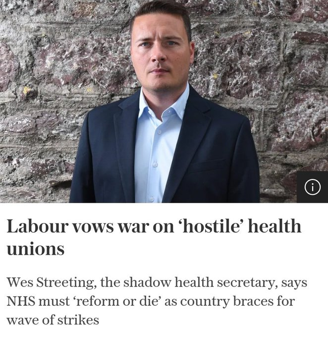 Daniel_Grigg's tweet photo. Wes Streeting sounds like a Tory.

Keir Starmer sounds like a Tory. 
Rachel Reeves sounds like a Tory.
Yvette Cooper sounds like a Tory. 

Since when did centrists happily vote for Tories? 

@UKLabour https://t.co/Wfy8bV3YnJ