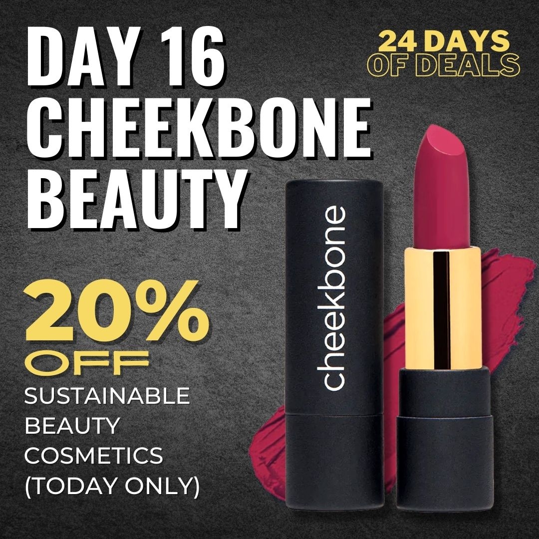 buygoodfeelgood's tweet photo. Day 16: 20% Off Sustainable Beauty Cosmetics - Cheekbone Beauty
⁠
Tap the link in our bio to see the entire collection!⁠

#sustainablegifts #ethicalgifts #ethicallymade #uniquegifts #stockingstuffer #makeup #cosmetics #beautycosmetics #lipstick #eyeliner #mascara https://t.co/YO7xXN4qVv