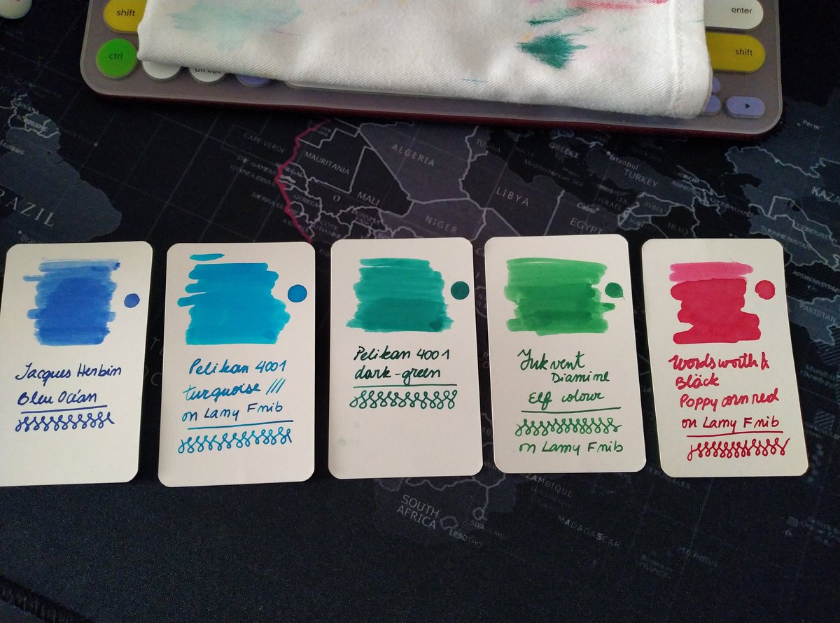 Starting to organize my inks.