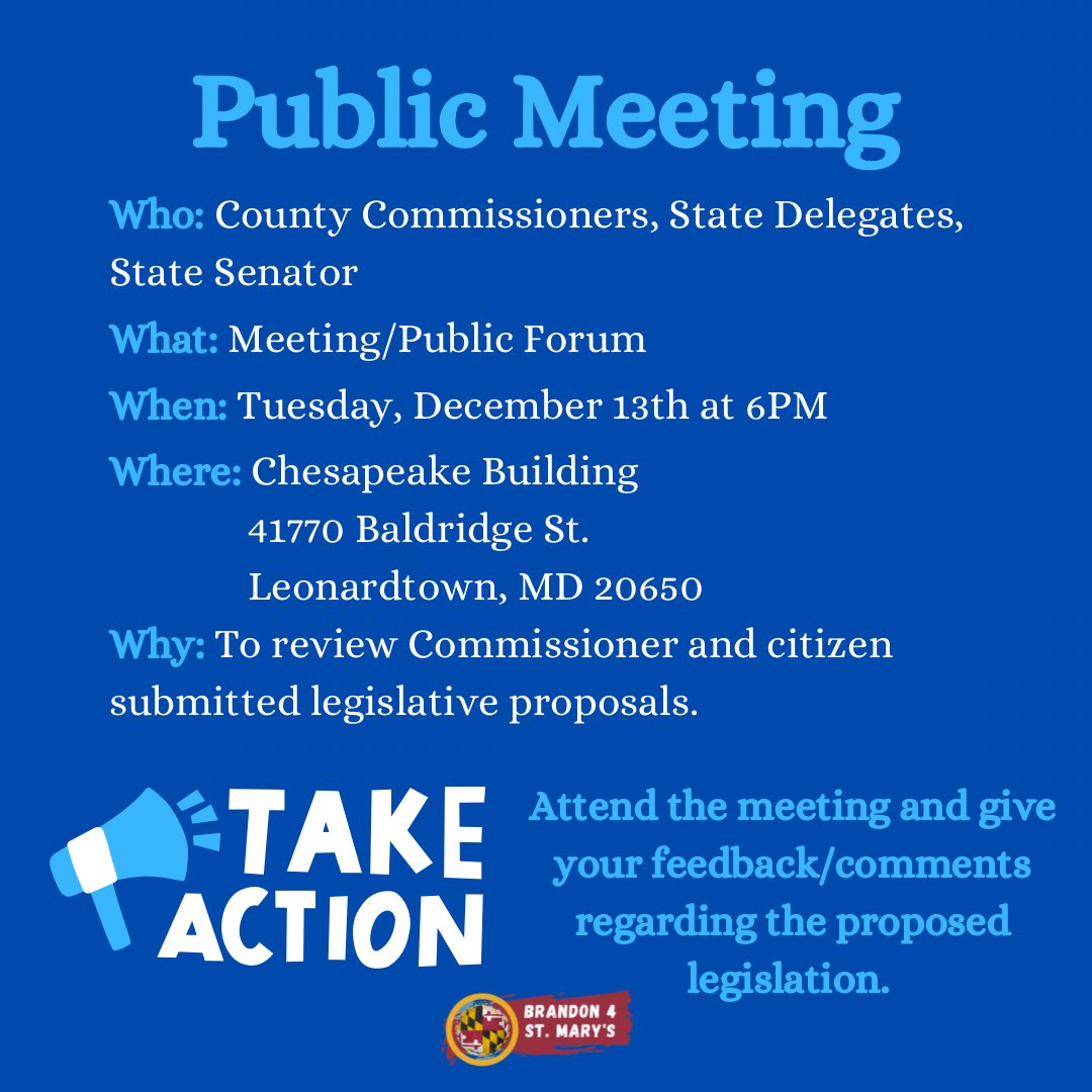 Brandon Russell for St. Mary’s County tweet media