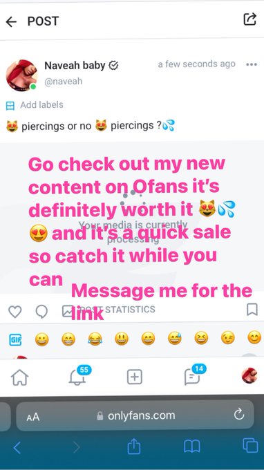 New videos posted on my onlyfans check them out &amp; its on sale it&rsquo;s worth the wait 😻💦😜 #onlyfanspromo<a href="/tag/promo"class="tags"><span>#promo</span></a><a href="/tag/linkinmybio"class="tags"><span>#linkinmybio</span></a><a href="/tag/onlyfanspromo"class="tags"><span>#onlyfanspromo</span></a><a href="/tag/fyp"class="tags"><span>#fyp</span></a><a href="/tag/only"class="tags"><span>#only</span></a>