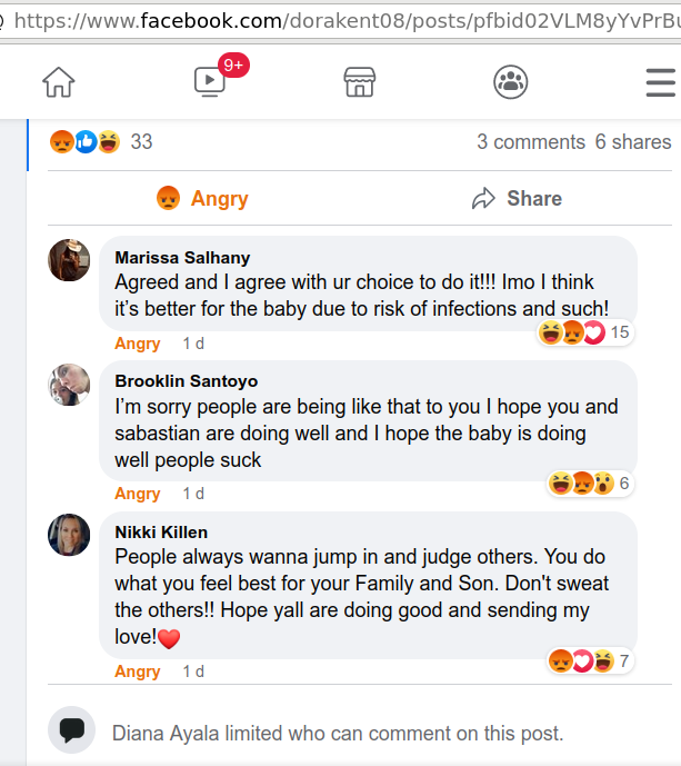 TheGuardianAn15's tweet image. #MonsterMother/cowardly #cutter posts a long, lie-filled rant against #intactivists, turns off public commentary so no one can speak up for the #children.
Offending post: facebook.com/dorakent08/pos…

See image descriptions for more links, news, etc.
#BornPerfect #circumcision