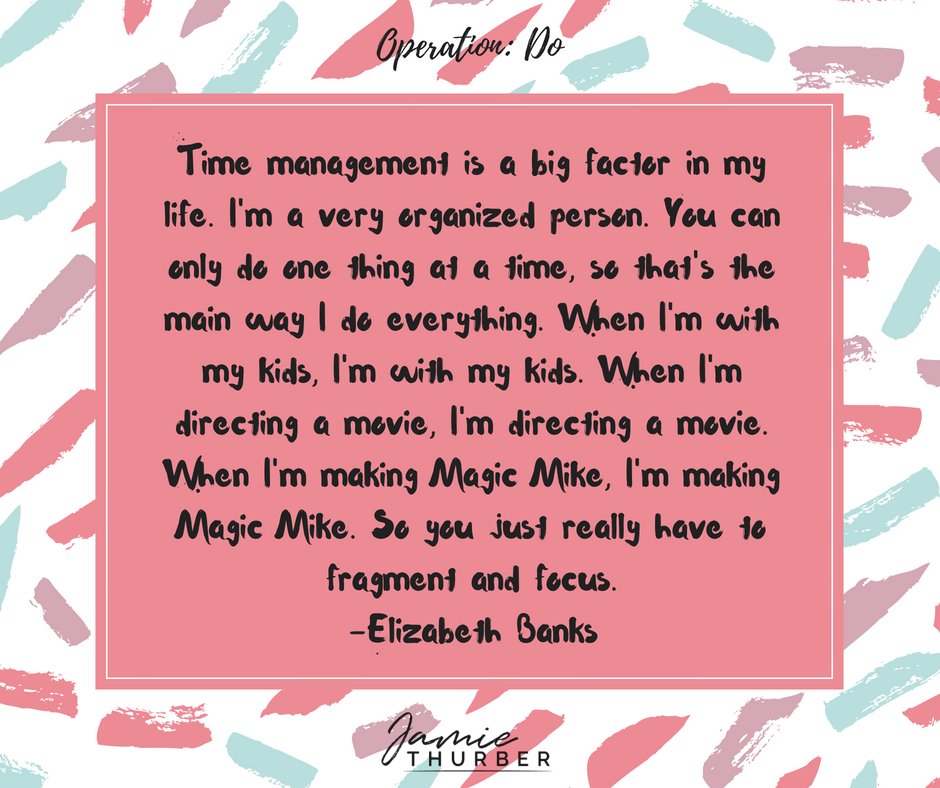 JamieThurber_'s tweet photo. Start managing your time better. Don't know how? I teach time management, among other kick ass stuff, in my program, Operation Do. You can Get More Done while enjoying life &amp; taking care of yourself. It’s called Intentional Living. More here: https://t.co/zl8rkyeo3r https://t.co/v7RT5o12no