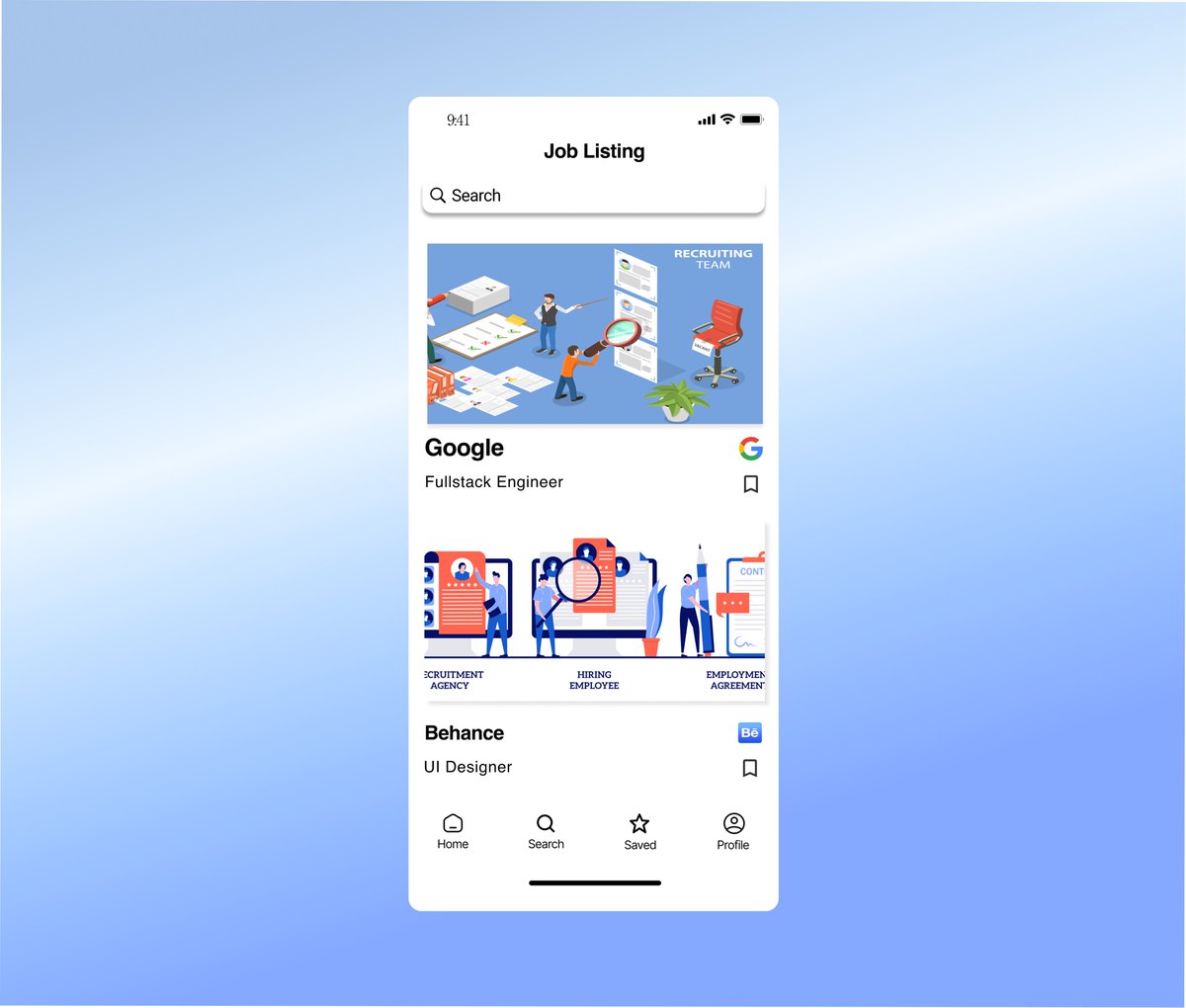 hiro_design12's tweet photo. ＃DailyUI 050/100 Job Listing https://t.co/sIQ8ZITxlW