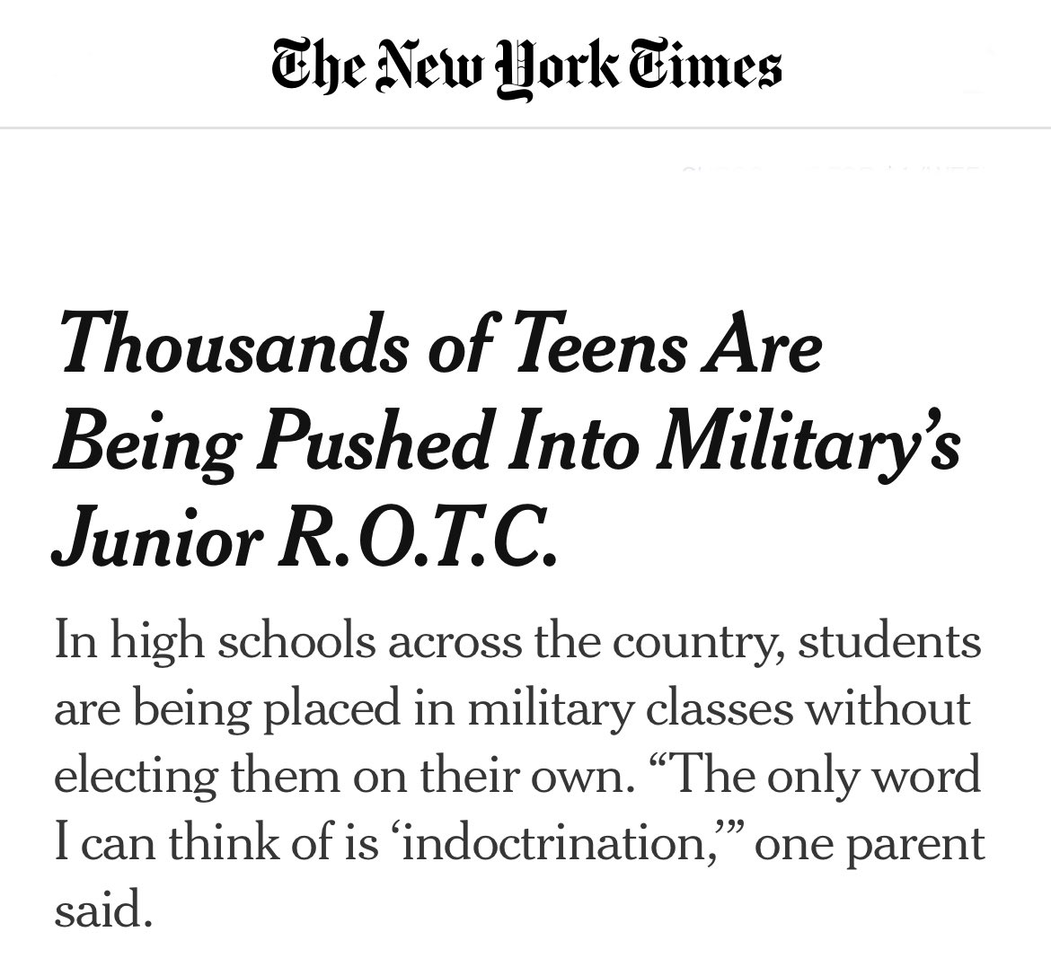 RepRabb's tweet photo. The height of irony: the one HS in #Philly that automatically enrolls its students in #JRROTC is the 1st HS in the nation to be named after #MLK, the martyred, anti-militarism racial justice leader who would’ve enraged by this cynical practice. https://t.co/P7m4vtUEIg