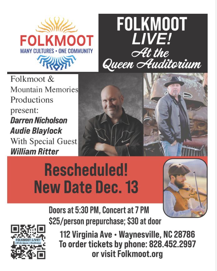 Don’t miss your chance to see Darren and Audie LIVE!  

Buy tickets today! simpletix.com/e/darren-nicho…