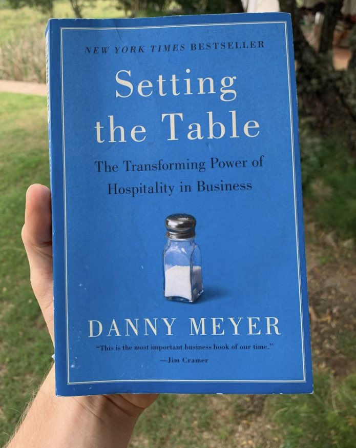 .Great #book by Danny Meyer on what it takes to make it in the hospitality industry. Do you have any recommended books to read that cover the #hospitality industry? 

#Education #Knowledge