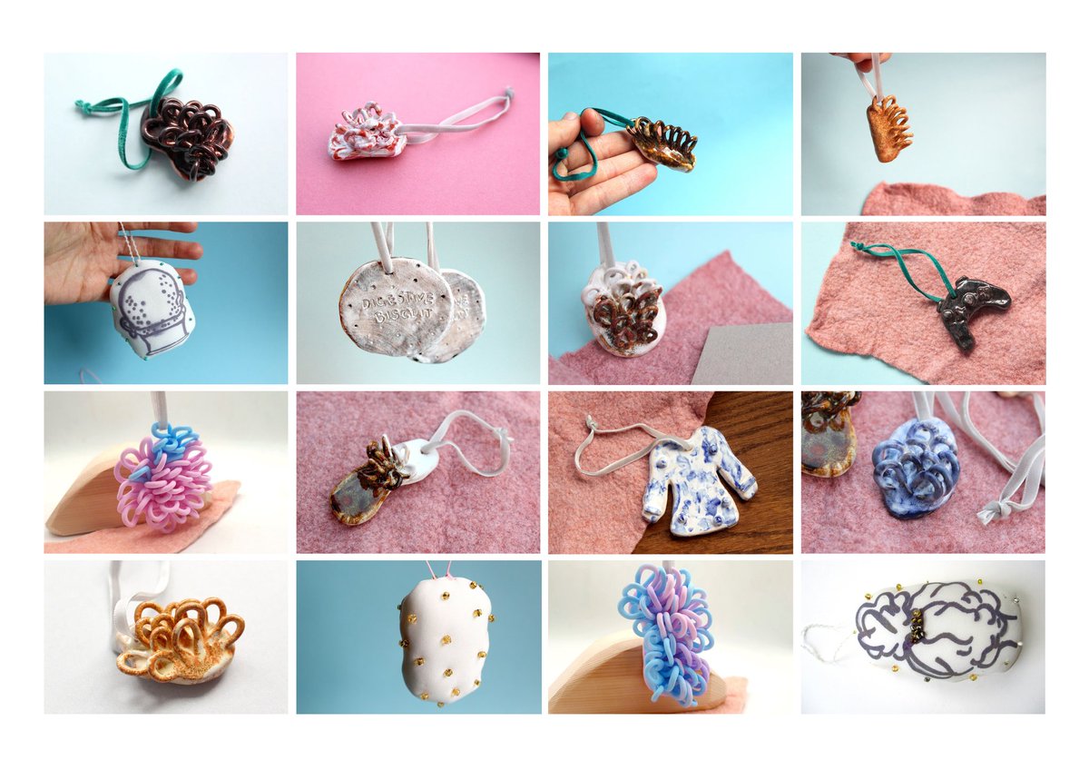 Hey! Decorate your tree with one of these unique keepsakes! Have yourself a quirky biscuit or a tufty textile-inpired loopy! #sale #etsy #shopsmall #christmastree #decoration #christmas #gift #etsyshop etsy.com/au/shop/lottie…