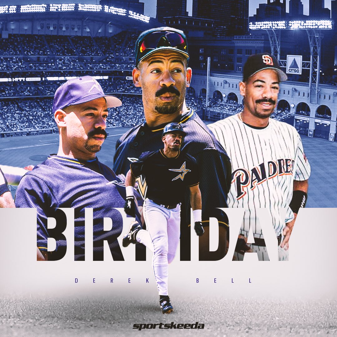 Happy Birthday to 1992 World Series Champion and former Houston Astro, Derek Bell    