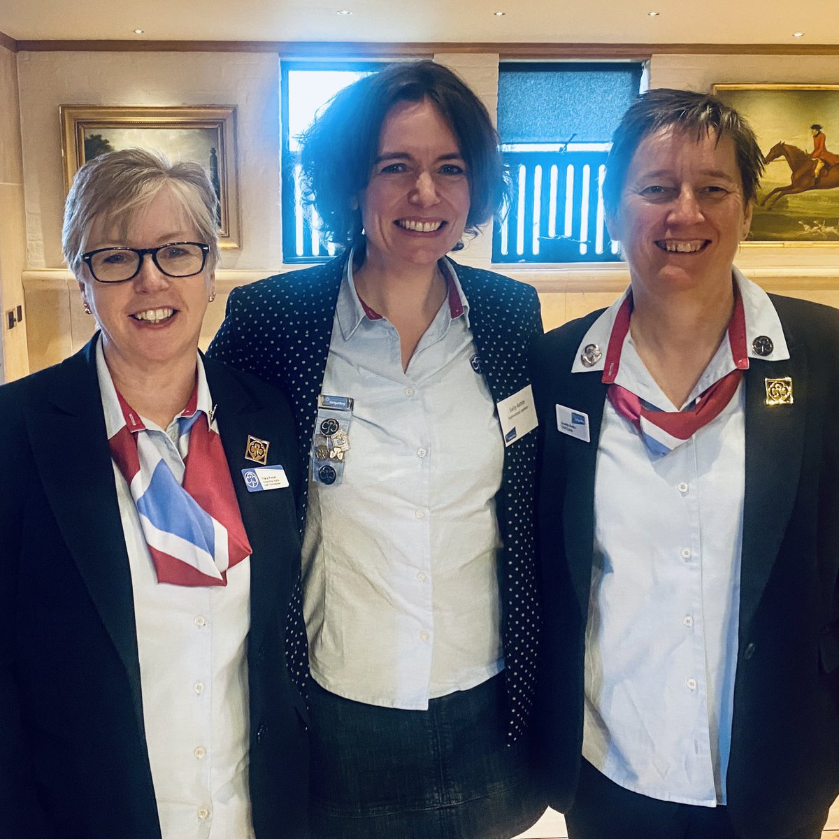 sallykettle's tweet image. @Chief_Guide - wonderful to see you again Amanda &amp;amp; lovely to meet you Tracy! Hope you make it home ok. Another brilliant #QueensGuide event done ✅