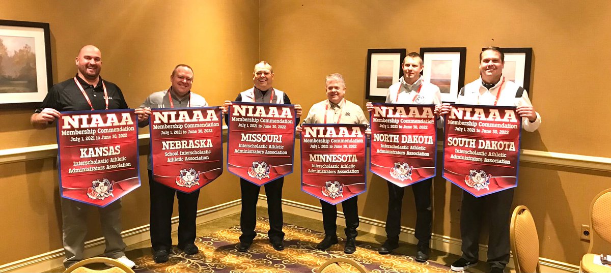 Way to go Section V States - all recognized for Record Membership in the @NIAAA9100 !!! #ADConf22