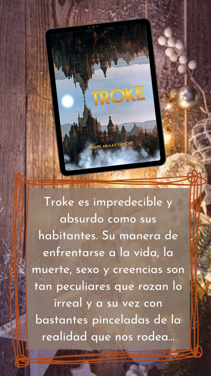 Mentedementa2's tweet photo. Y por último "Troke" de @Lediher3
Es una novela corta y tan distinta a lo que llevo leído, que me ha encantado, la manera de crear un mundo paralelo donde todo puede tener sentido, ha sido perfecto.
#LibrosRecomendados #domingodelibros https://t.co/eS2H2SwXNA
