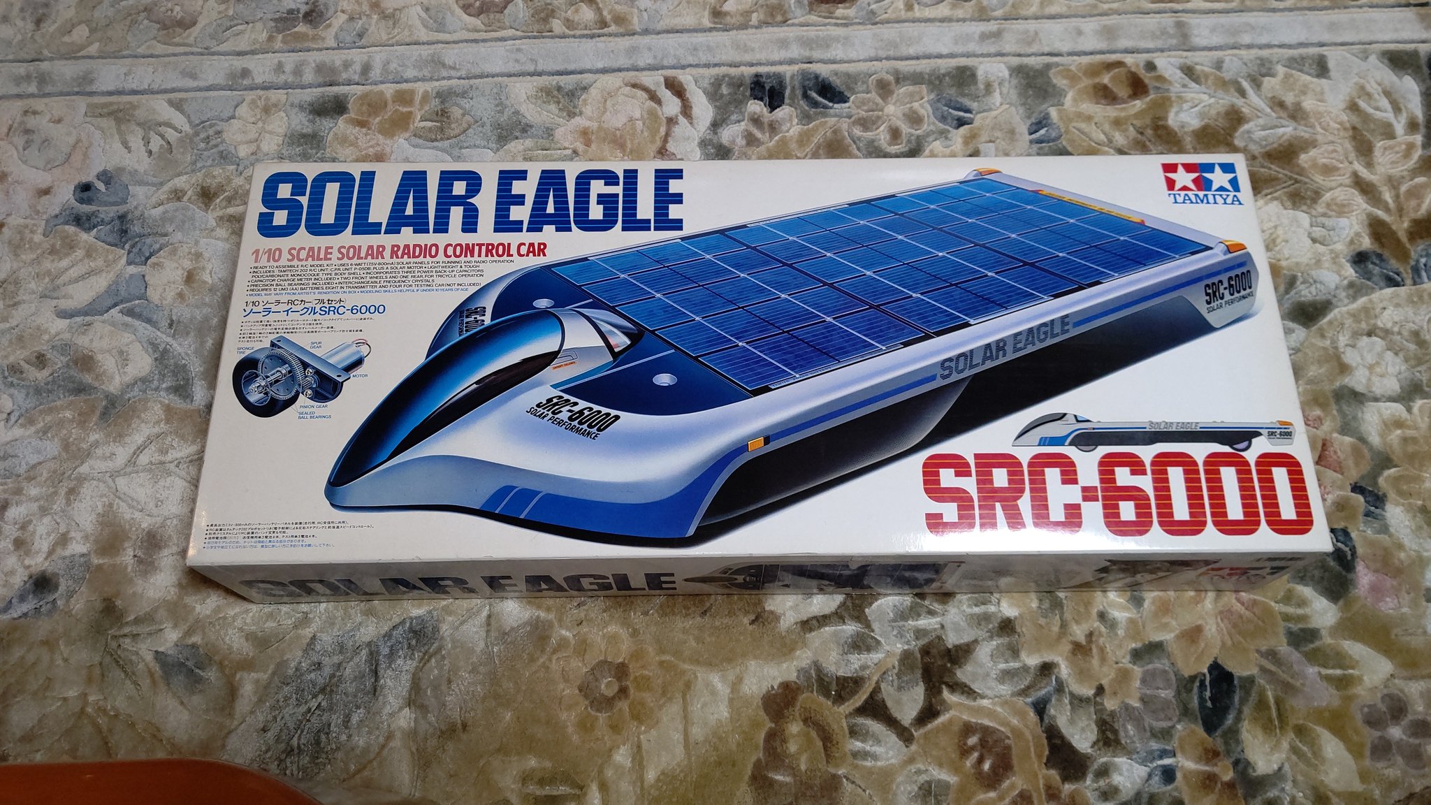 ★タミヤ★絶版★美品★SOLAR EAGLE SRC-6000ソーラーカーキット