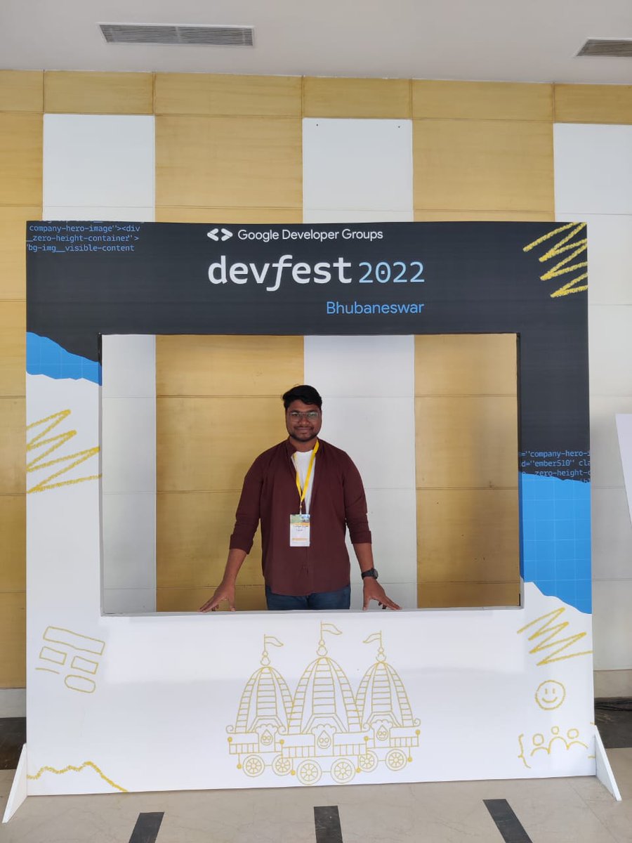 adityaa_sahoo's tweet photo. After attending #devfest online for 2 years, this is my first time attending #devfest in-person and it was a blast ❤️
#devfest2022 #devfest22 #devfestbbsr #devfestbhubaneswar https://t.co/qCyf4cp0g5