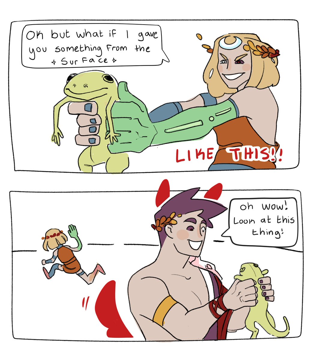 albinobirb's tweet image. If Zagreus was a boss in Hades 2 it would definitely be another cerberus situation