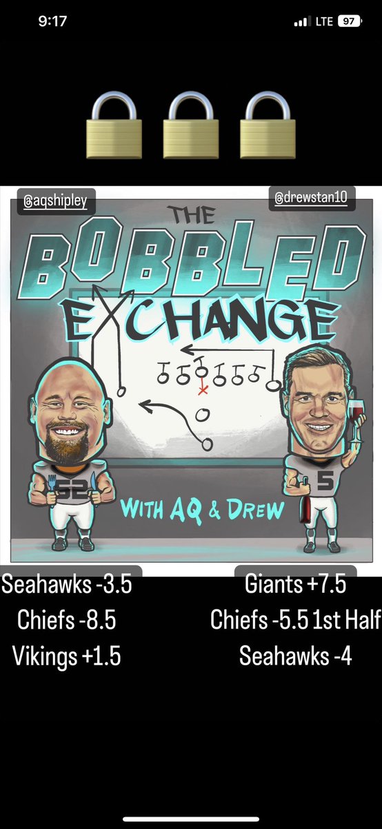 🔒🔒🔒 Of The Week <a href="/aqshipley/">AQ Shipley</a> <a href="/drewstanton/">Drew Stanton</a>