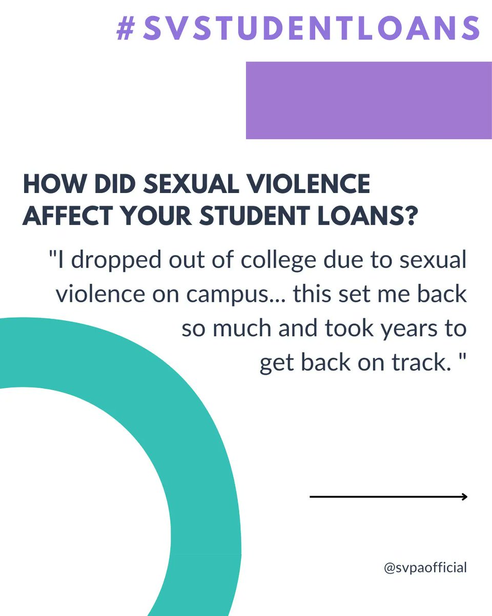 SVPAOfficial's tweet photo. These responses are from an anonymous survivor who shared their experiences as part of our #SVStudentLoans initiative.
.
Share your story and/or join our movement with the form in our bio! https://t.co/HVP3BPuEul #SVStudentLoans
.
#StudentLoans
#CancelStudentDebt #EndStudentLoans https://t.co/haB43MOkve