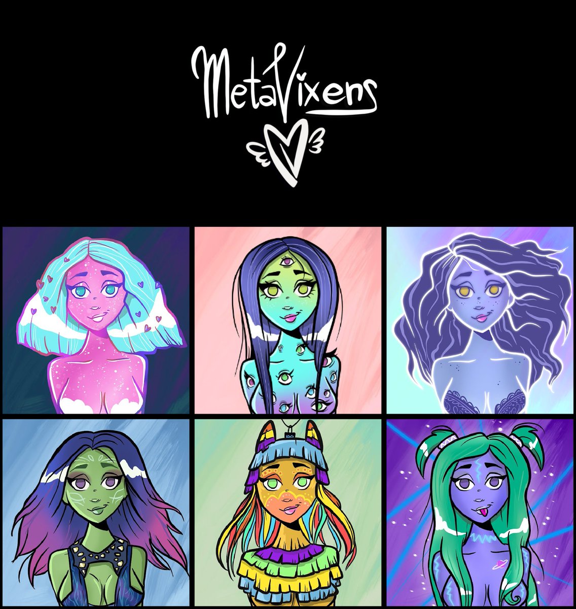 JakeBalchNFT's tweet photo. Its so white and bland due to the winter weather ❄️

So here are my neon ,colorful vixens! 🌈

You can't have these, but there are a bunch of dope secondaries available 💯

#MetaVixens #VixenFam #PolyQueen #PapaJake #ColorNFT #ALPHAs https://t.co/UR48RMtddn