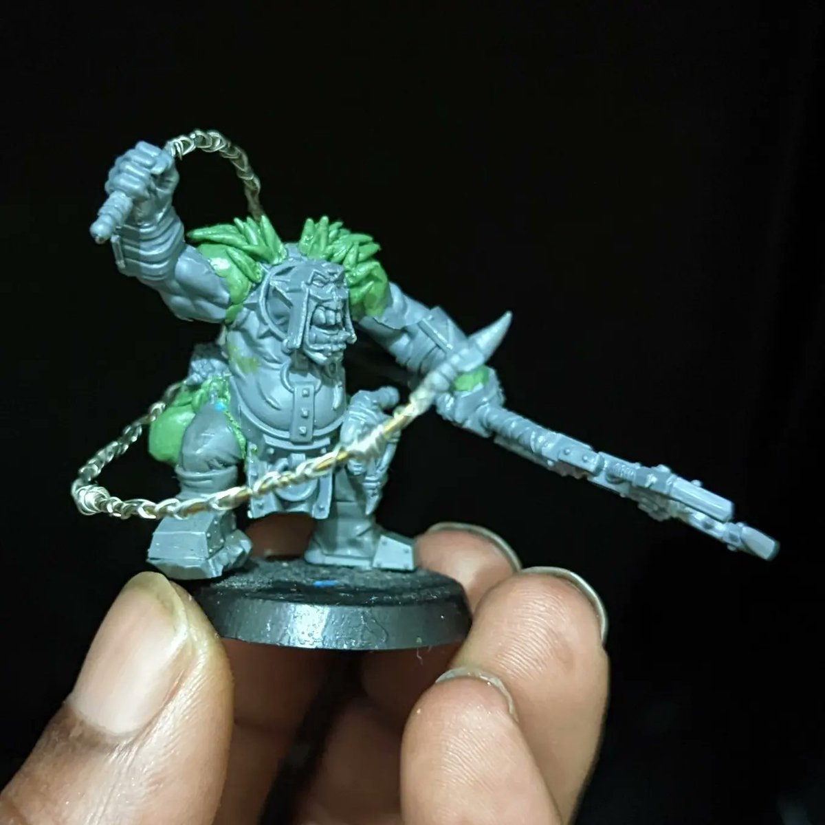 MagnusAmadeus's tweet photo. #Runtherd I was working on, been slightly updated.
#warhammer40000 #WarhammerCommunity #warhammer40k #kitbash #ork #orc https://t.co/IYv6JzA7Mb