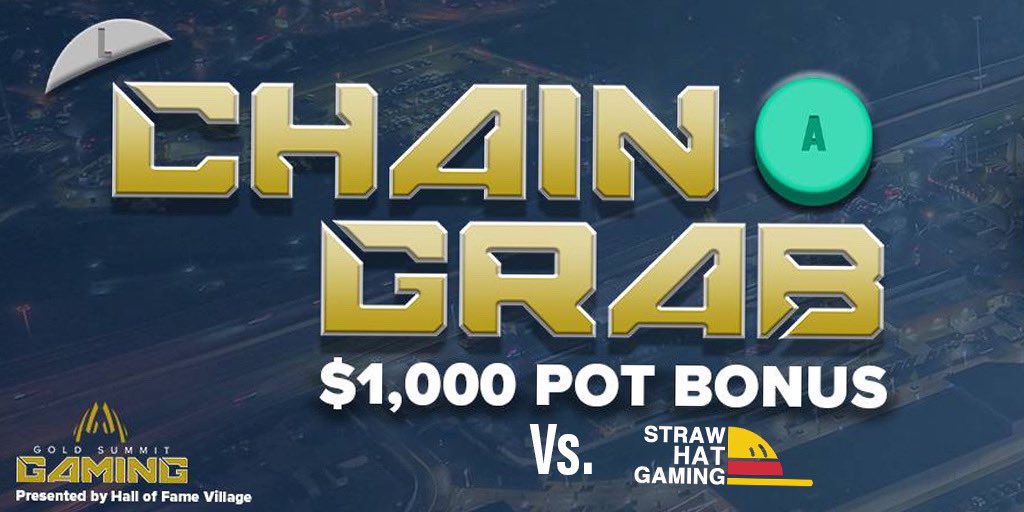 Strawhatdad_'s tweet photo. Looking forward to watching #ChainGrab today. Going to be cheering on the StrawHats- @AnthonysNotCool @bc18yoder @jadyaz23 and @ToastedArt1 who are going make their presence felt in bracket today! https://t.co/9PLedrZoHk