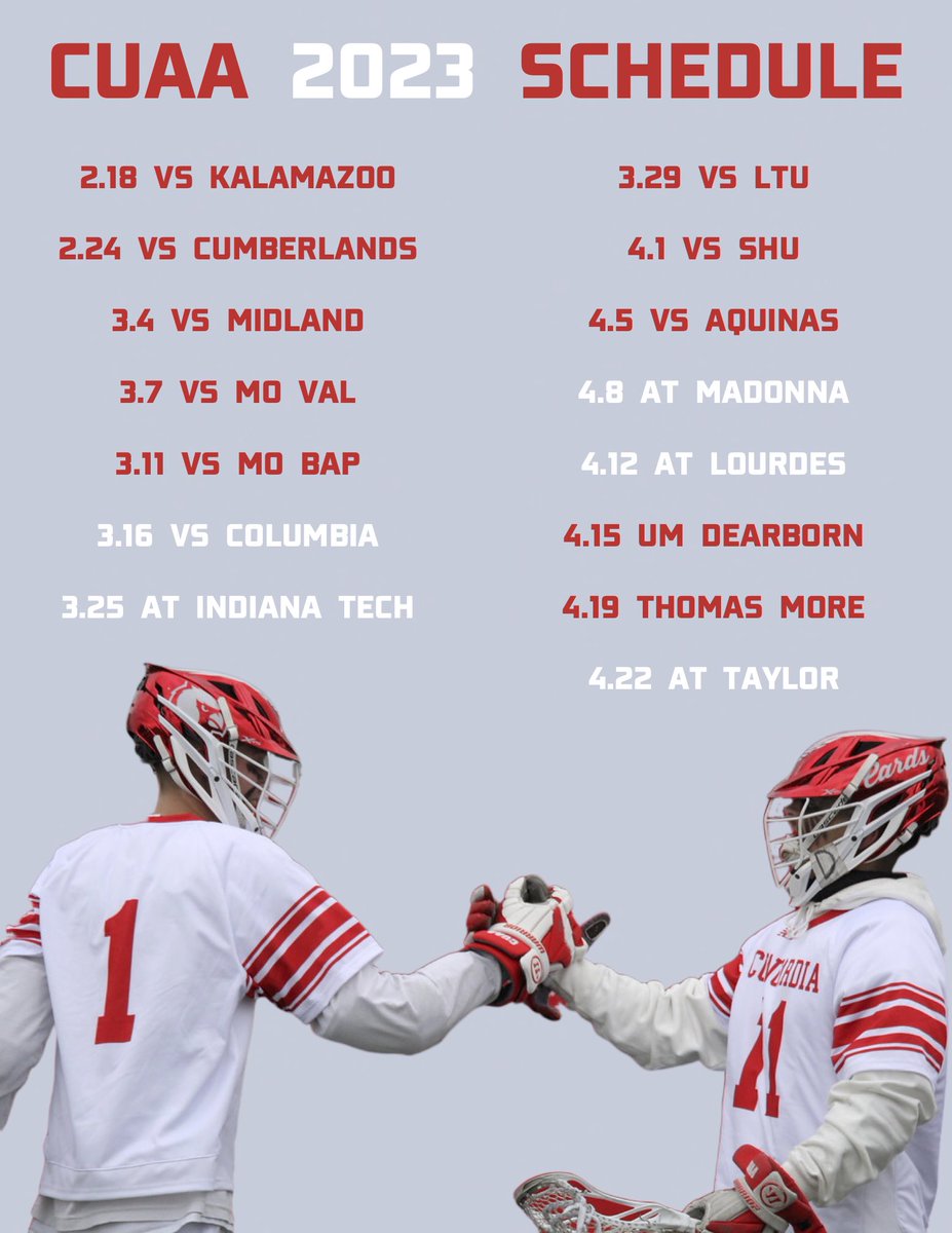 Our 2023 lineup has been set!

Join us for a game or two!

#MuddersFindAWay